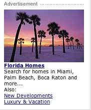 ad for Florida real estate